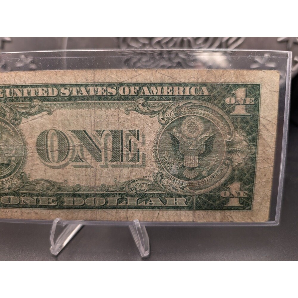 1935‑E $1 Silver Certificate • “Godless” Note • Q90335556G • UMM Finds - Picture 5 of 6